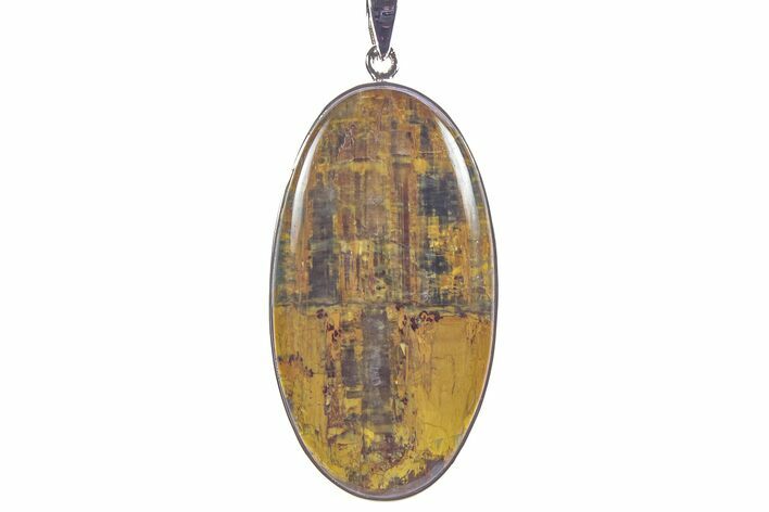 Blue Tiger's Eye Pendant (Necklace) - Sterling Silver #241266